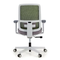 Silla de oficina profesional Sugar white, uso intensivo