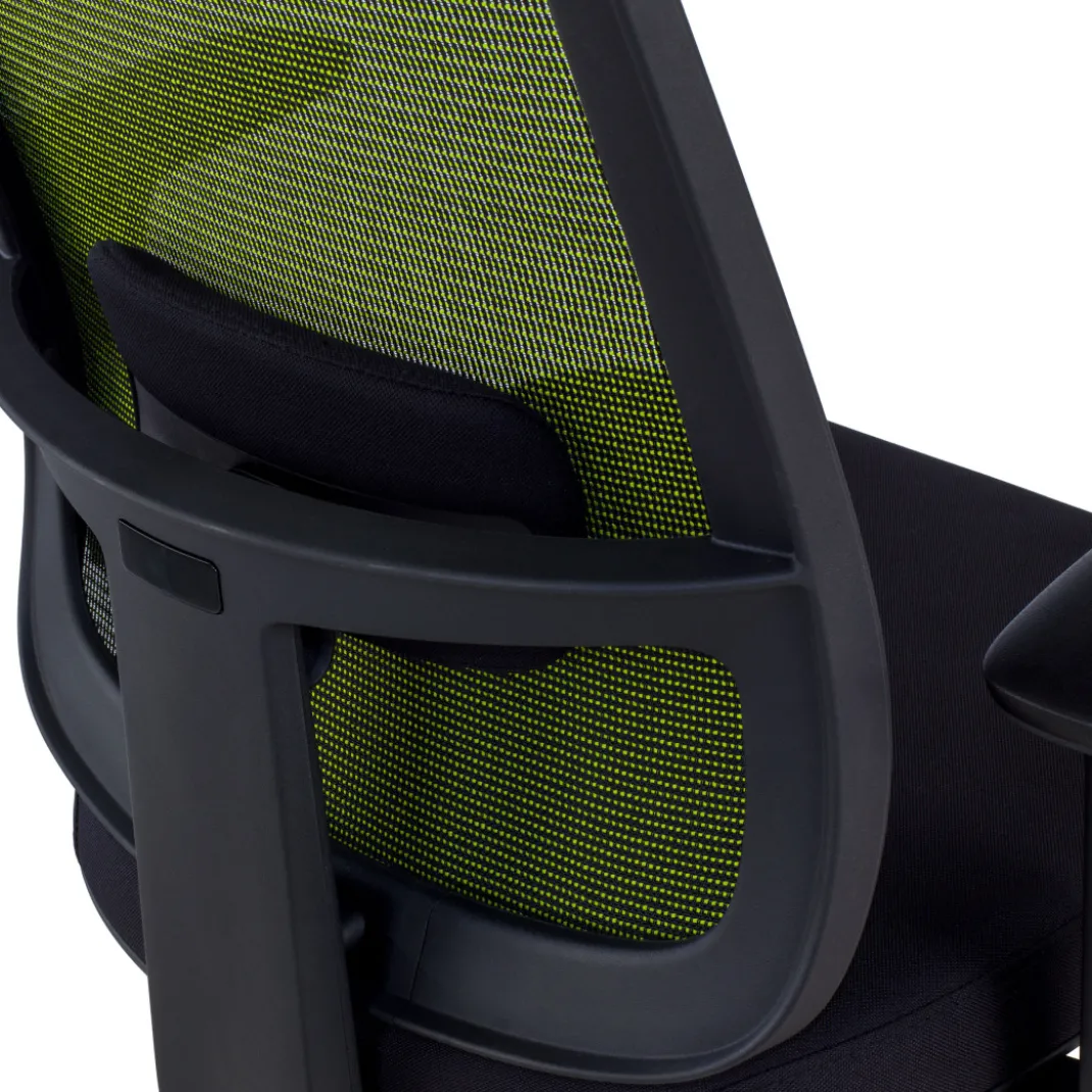 Silla de oficina profesional Sugar black, uso 8 horas