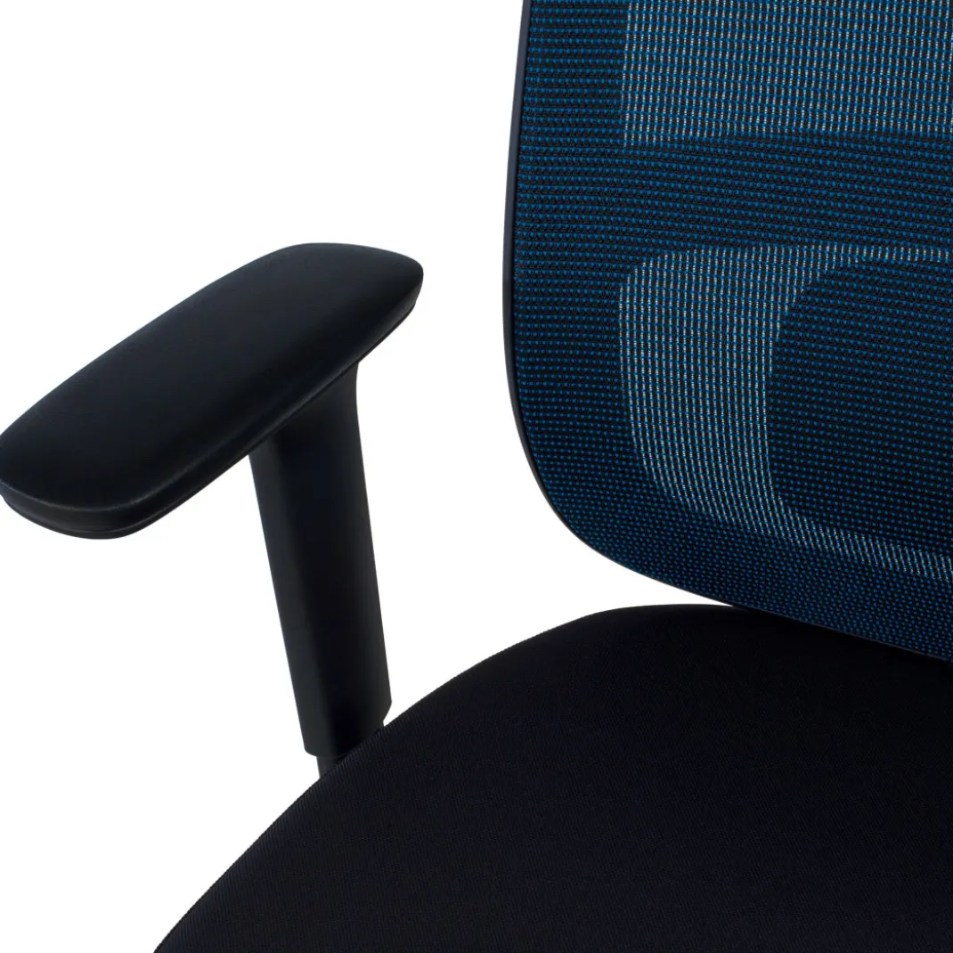 Silla de oficina profesional Sugar black, uso 8 horas