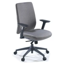 Silla de oficina Wind, respaldo regulable, brazos 3D, tapizado