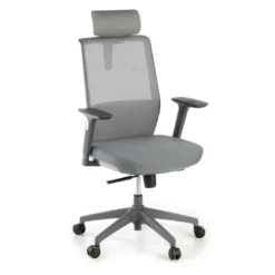 Silla de oficina Wind, respaldo ergonómico, brazos 3D, reposacabezas