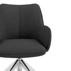 Silla de reuniones con ruedas Gala, estructura giratoria