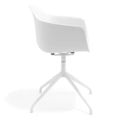 Silla de reuniones Elisa, base piramidal
