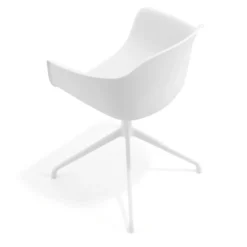 Silla de reuniones Elisa, base piramidal