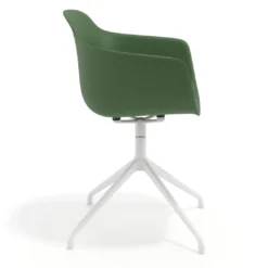 Silla de reuniones Elisa, base piramidal