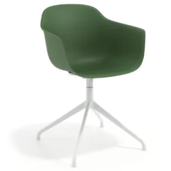 Silla de reuniones Elisa, base piramidal