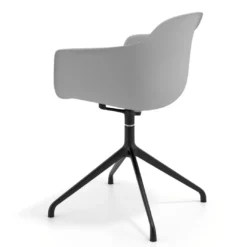 Silla de reuniones Elisa, base piramidal