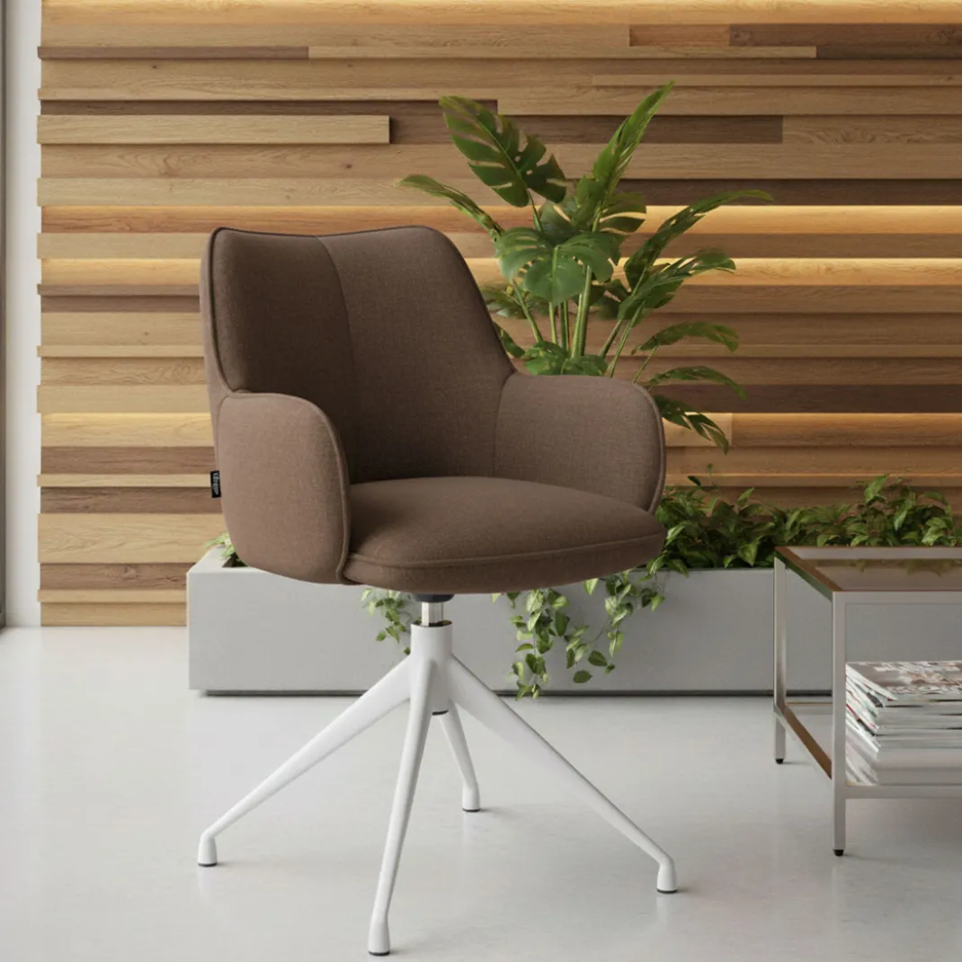 Silla de reuniones Gala, estructura giratoria