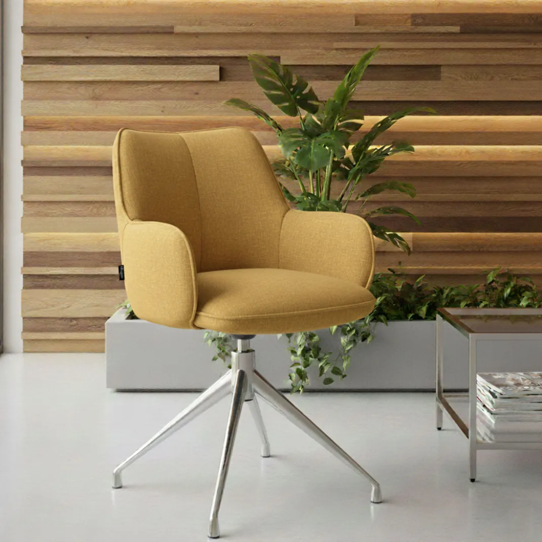 Silla de reuniones Gala, estructura giratoria
