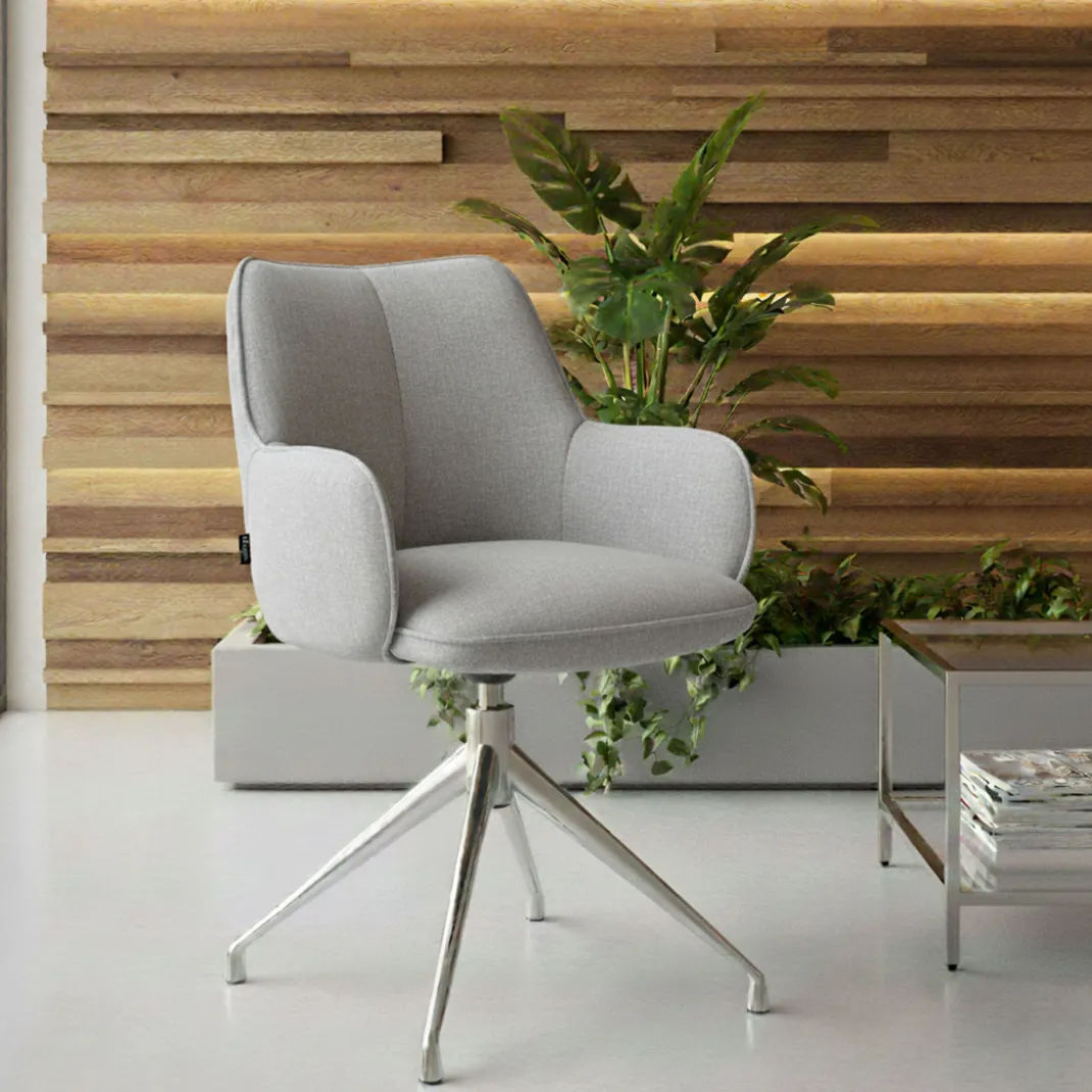 Silla de reuniones Gala, estructura giratoria