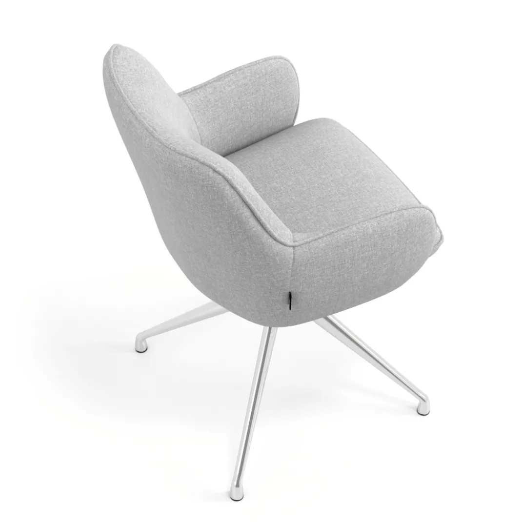 Silla de reuniones Gala, estructura giratoria