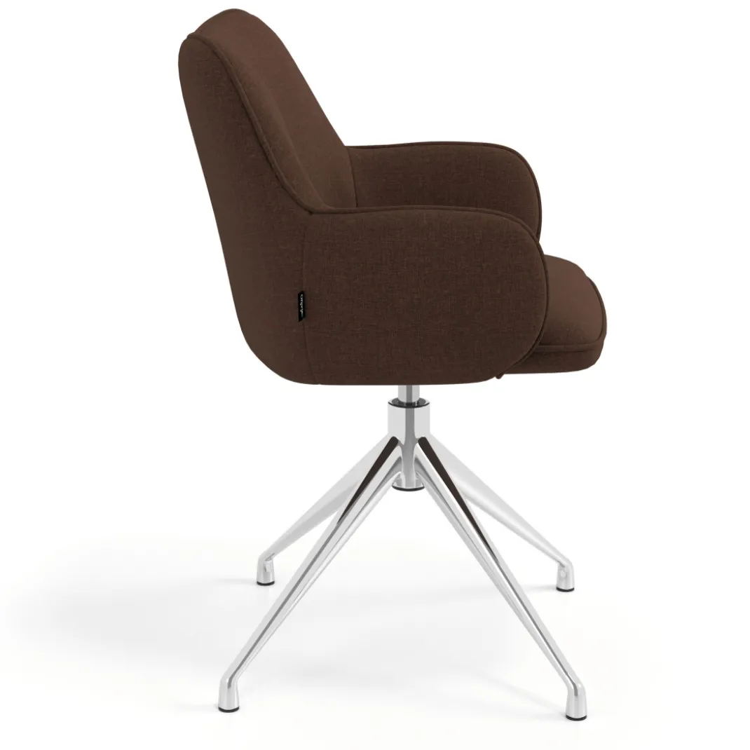 Silla de reuniones Gala, estructura giratoria