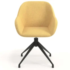 Silla de reuniones Moon Base de aluminio giratoria