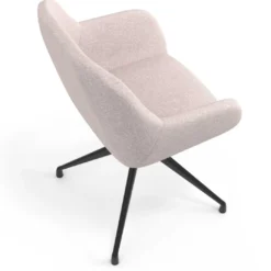 Silla de reuniones Moon Base de aluminio giratoria