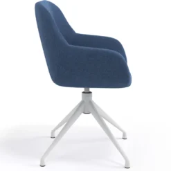 Silla de reuniones Moon Base de aluminio giratoria