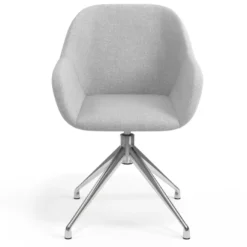 Silla de reuniones Moon Base de aluminio giratoria
