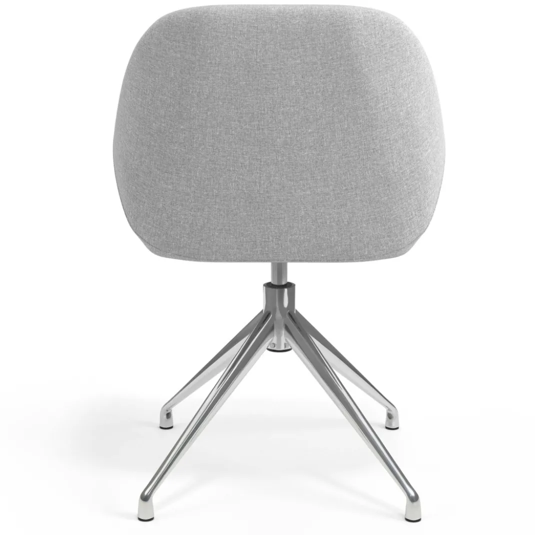 Silla de reuniones Moon Base de aluminio giratoria