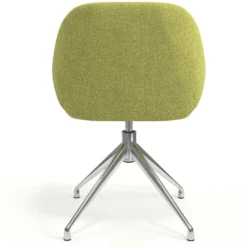 Silla de reuniones Moon Base de aluminio giratoria