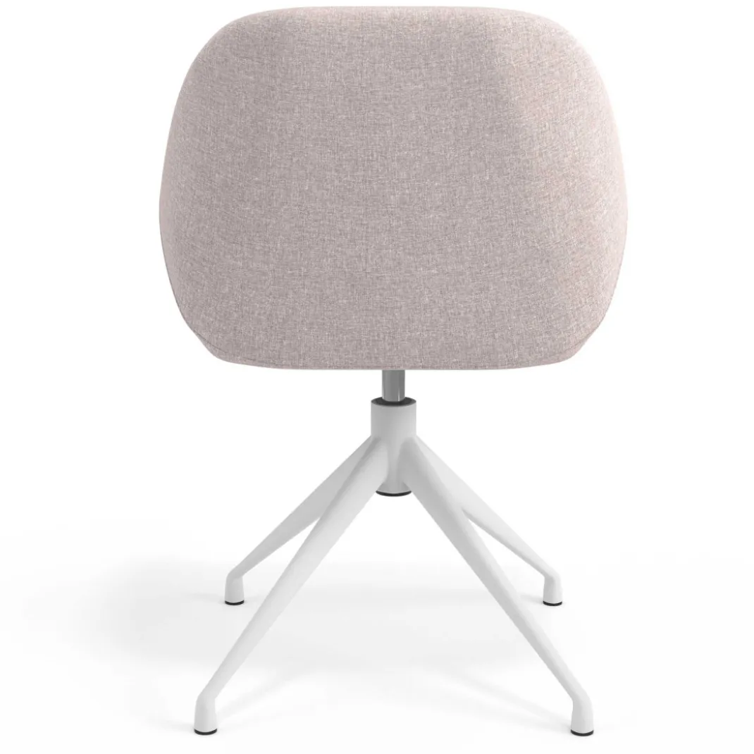Silla de reuniones Moon Base de aluminio giratoria