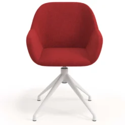Silla de reuniones Moon Base de aluminio giratoria