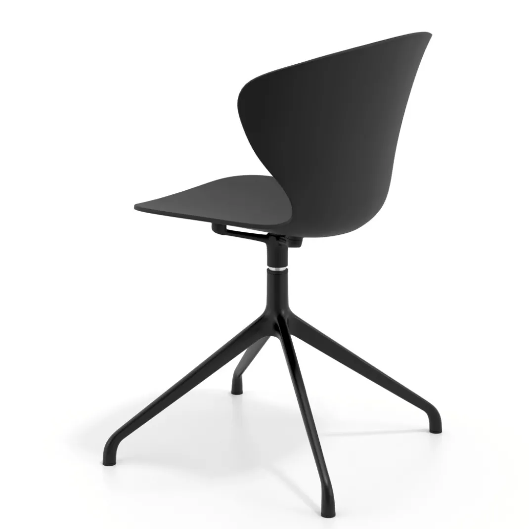 Silla de reuniones Wendy, base piramidal