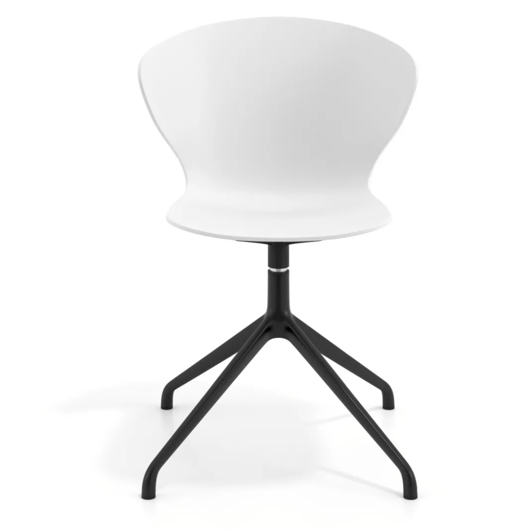 Silla de reuniones Wendy, base piramidal