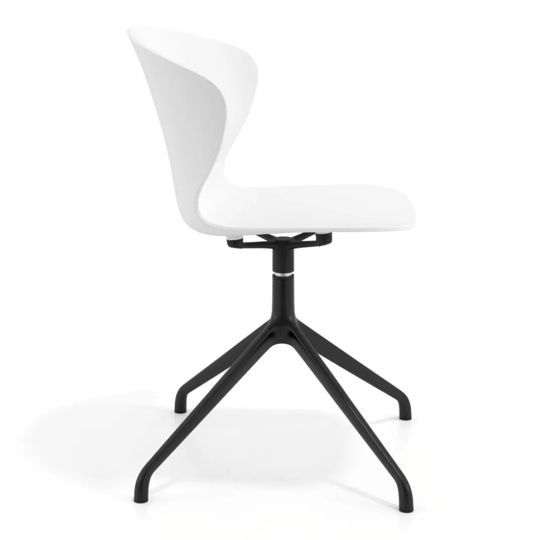 Silla de reuniones Wendy, base piramidal