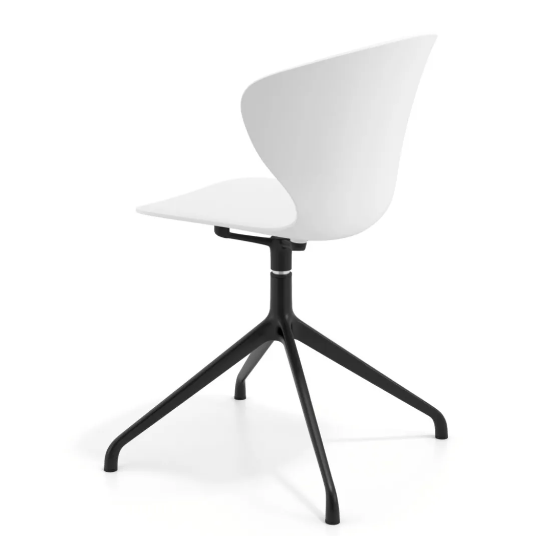 Silla de reuniones Wendy, base piramidal