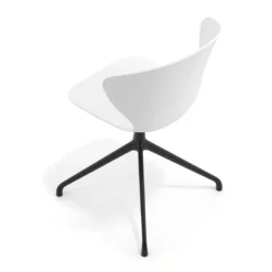 Silla de reuniones Wendy, base piramidal