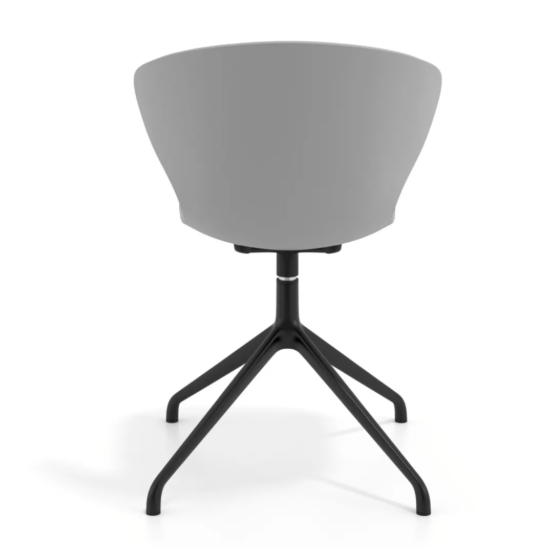 Silla de reuniones Wendy, base piramidal
