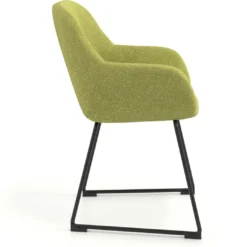 Silla de visitante Moon estructura patin