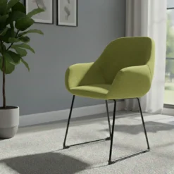 Silla de visitante Moon estructura patin