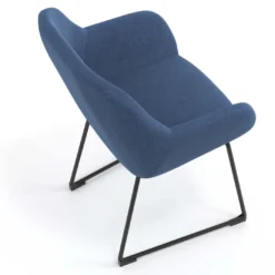Silla de visitante Moon estructura patin