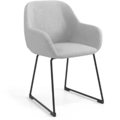 Silla de visitante Moon estructura patin