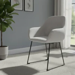 Silla de visitante Moon estructura patin