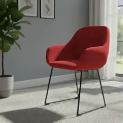 Silla de visitante Moon estructura patin