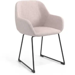 Silla de visitante Moon estructura patin