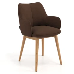 Silla de visitas Gala, estructura 4 patas, base de madera