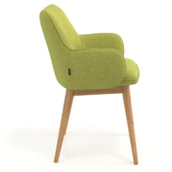 Silla de visitas Gala, estructura 4 patas, base de madera