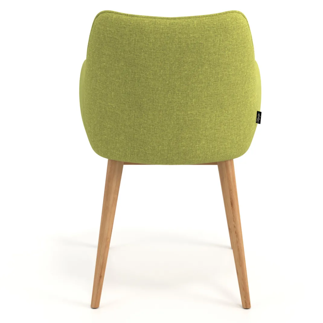 Silla de visitas Gala, estructura 4 patas, base de madera