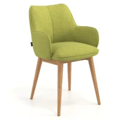Silla de visitas Gala, estructura 4 patas, base de madera