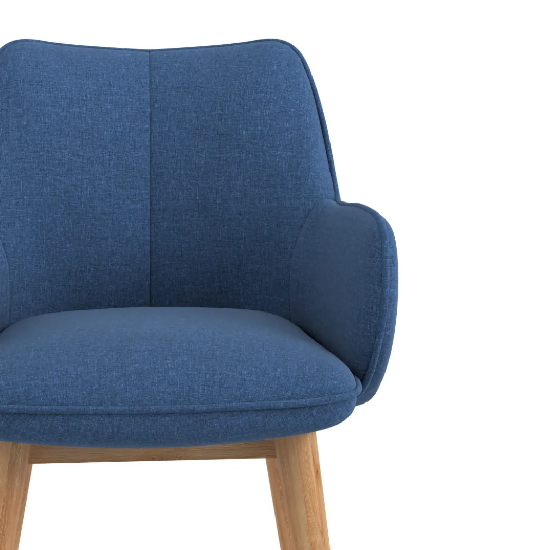 Silla de visitas Gala, estructura 4 patas, base de madera