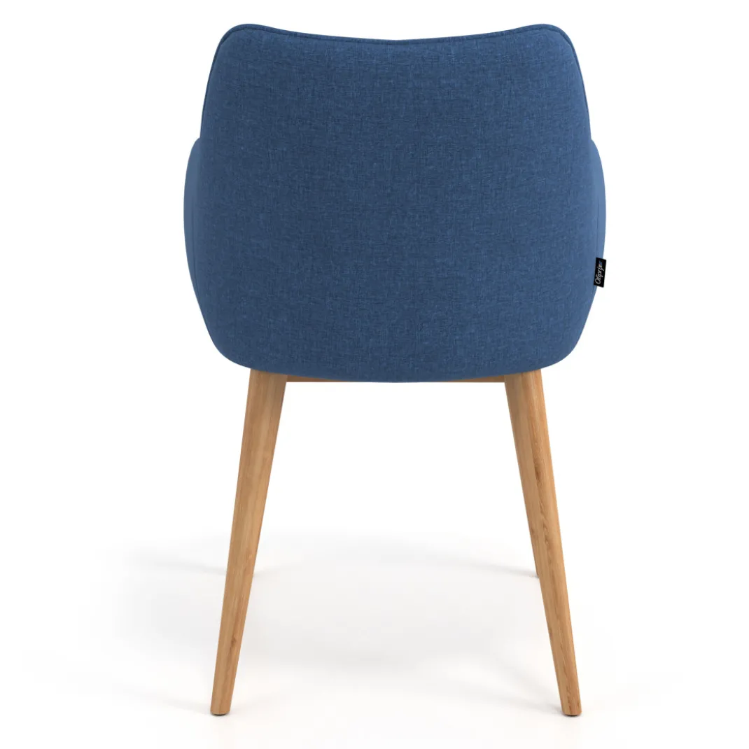 Silla de visitas Gala, estructura 4 patas, base de madera