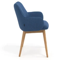 Silla de visitas Gala, estructura 4 patas, base de madera
