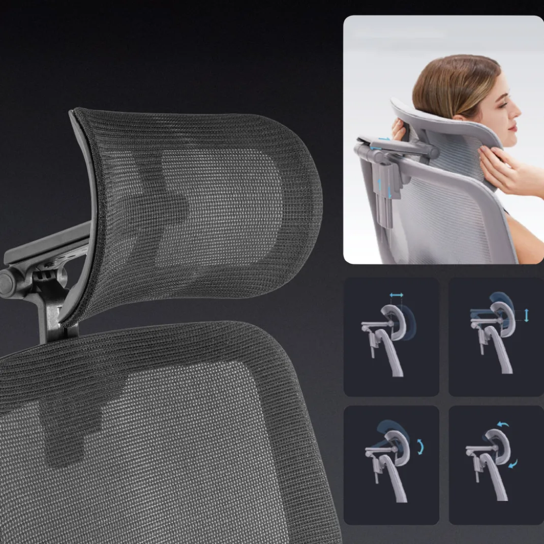 Silla ergonómica de oficina Erghos X2, mecanismo sincronizado