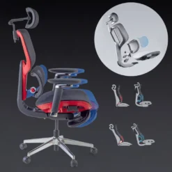 Silla ergonómica de oficina Erghos X2, mecanismo sincronizado