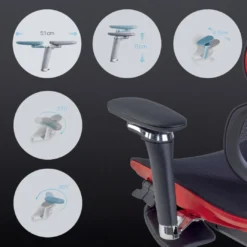 Silla ergonómica de oficina Erghos X2, mecanismo sincronizado