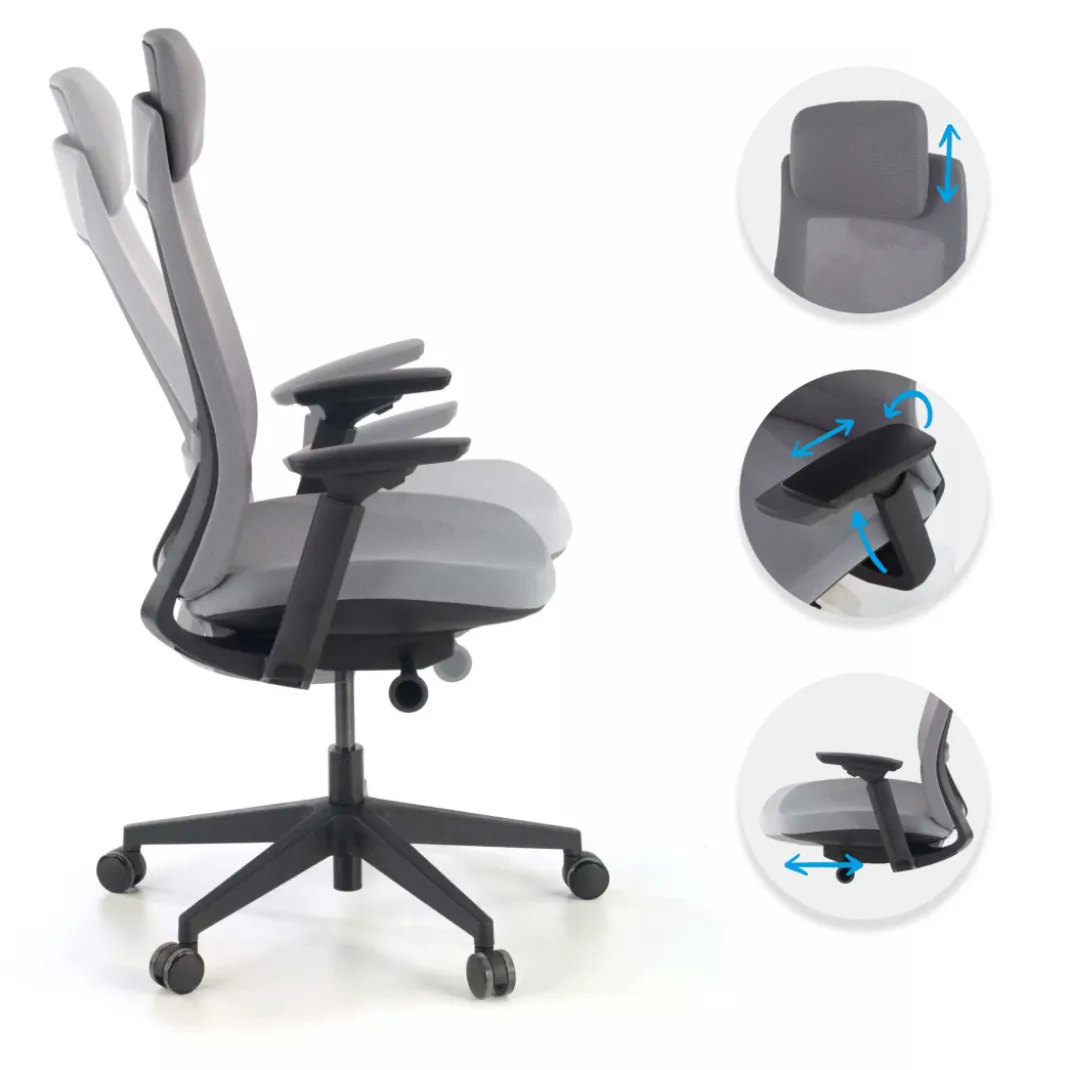 Silla Ergonómica de Oficina Reflect black