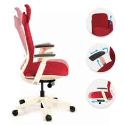 Silla Ergonómica de Oficina Reflect white