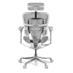 Silla ergonómica Ergohuman Elite, estructura blanca